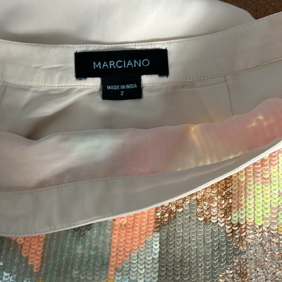 Marciano Colorful Sequin Mini Skirt Guess by Marciano size 2 - Picture 7 of 16
